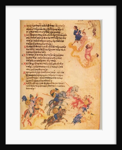 The Chludov Psalter. Psalm 105, ca 850 by Anonymous