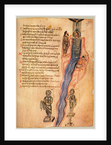 The Chludov Psalter. Psalm 113, ca 850 by Anonymous