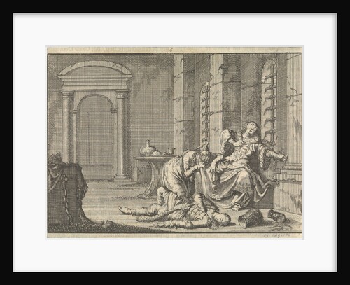 The Death of Tsar Fyodor II Borisovich Godunov, 1605, 1698 by Anonymous