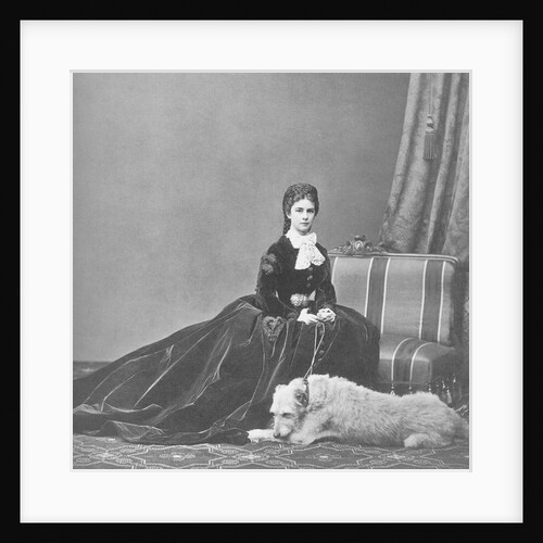 The Empress Elisabeth of Austria , 1865 by Anonymous