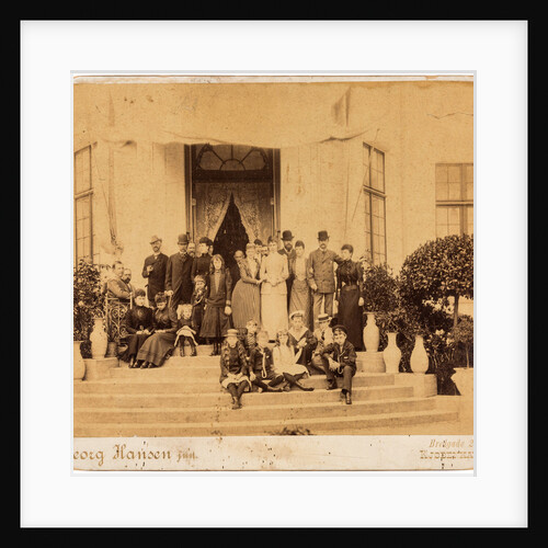 The English, Greek, Russian and Danish royal families at Bernstorff Palace, Denmark, 1890 by Anonymous