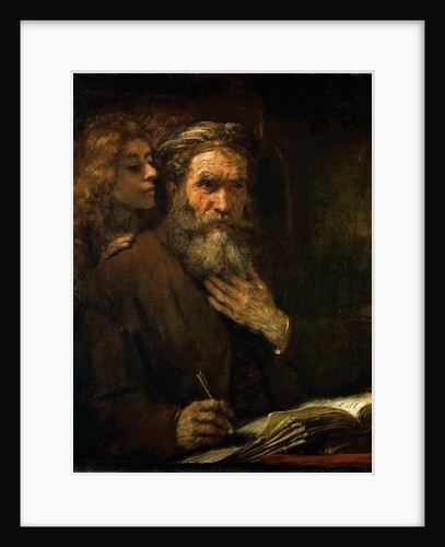 The evangelist Matthew and the angel, 1661 by Anonymous