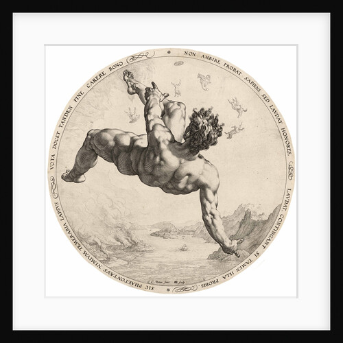 The fall of Phaeton, 1588 by Anonymous