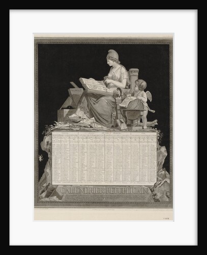 The French Republican Calendar (Calendrier républicain français), 1794 by Anonymous