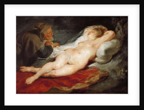 The Hermit and the Sleeping Angelica, ca 1627 by Anonymous