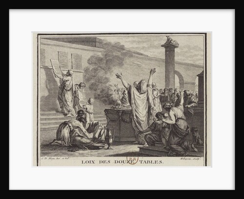 The Law of the Twelve Tables (Leges Duodecim Tabularum or Duodecim Tabulae), 1799 by Anonymous