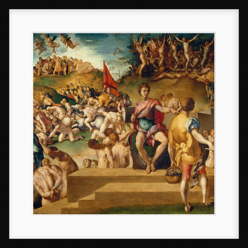 The Martyrdom of the Ten Thousand, ca 1529 by Anonymous