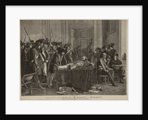 The morning of the 10th Thermidor, 1877 by Anonymous