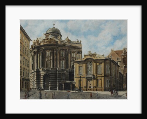 The old Burgtheater in Vienna, by Anonymous