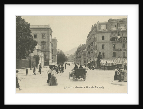 The Plaine de Plainpalais in Geneva, Early 20th cen by Anonymous