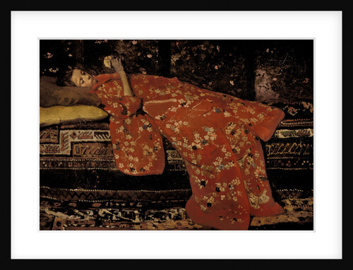 The Red Kimono, 1896 by Anonymous