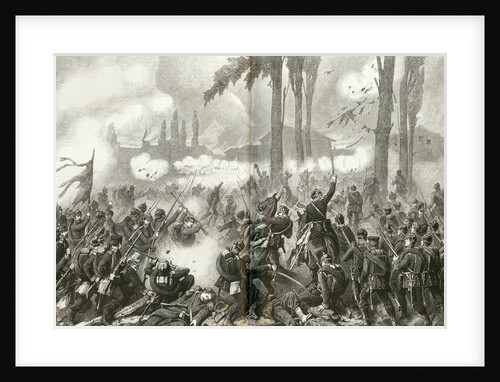 The taking of Saint-Privat-la-Montagne at the Battle of Gravelotte, 1871 by Anonymous