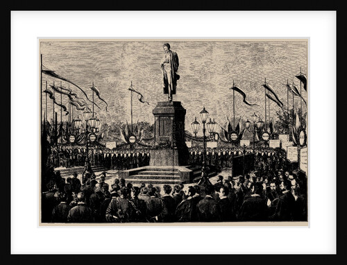The unveiling of the Pushkin monument in Moscow on June 6, 1880, 1880 by Anonymous