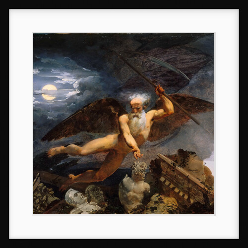 Time displays ruins and masterpieces, 1822 by Anonymous
