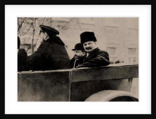 Trotsky and Joffe in Brest-Litovsk, 1918, 1918 by Anonymous