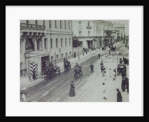 Tverskaya Street in Moscow, 1880s by Anonymous