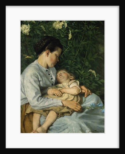 Under the Lilacs, 1871 by Anonymous