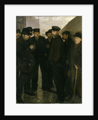 Unemployed (Day Laborers at the Port of Hamburg), 1908-1909 by Anonymous
