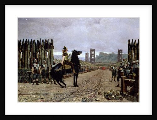 Vercingetorix before Caesar, 1886 by Anonymous