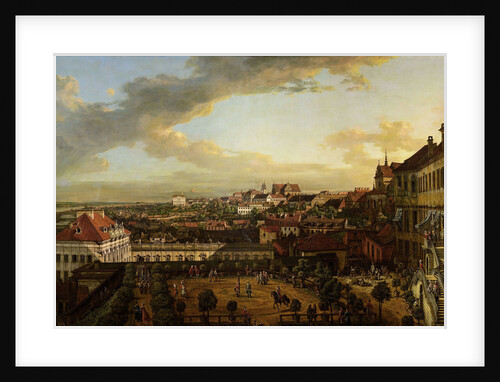 View of Warsaw from the terrace of the Royal Castle, 1773 by Anonymous