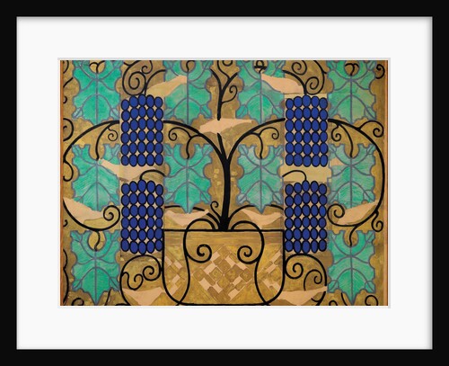 Vine tendrils. Design for the altar frieze of the church at the Steinhof in Vienna, 1905-1906 by Anonymous