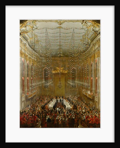 Wedding Supper in the Redoute Hall of the Vienna Hofburg, 1760, 1763 by Anonymous