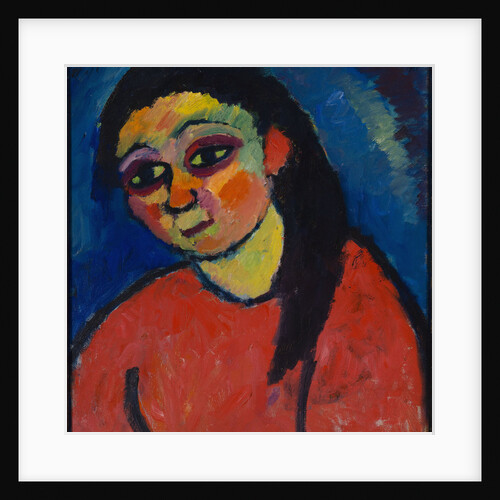 Woman with red blouse, 1911 by Anonymous