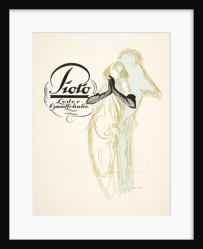 Advertisement for Leather Gloves from Pioto by Anonymous