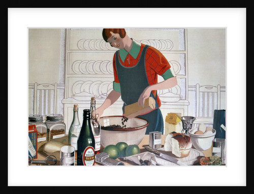 Making the Empire Christmas Pudding, c. 1920s by FC Harrison