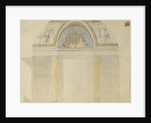 Study for the decoration of the throne at the Palais des Tuileries, 1806 by Anonymous