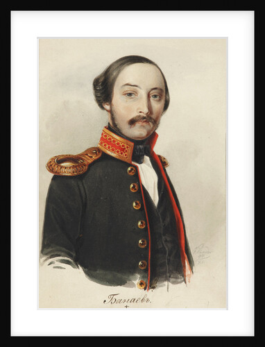 Portrait of Vladimir Dmitrievich Bakaev, 1847 by Anonymous