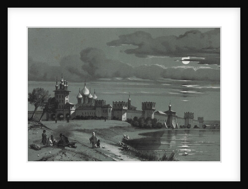 View of the Novodevichy Convent in Moscow, 1848 by Anonymous