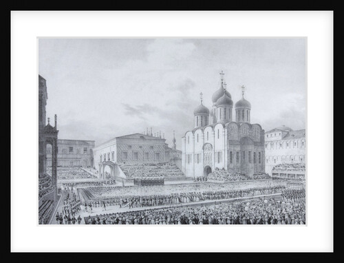 Cathedral Square, Kremlin, 1820s by Anonymous