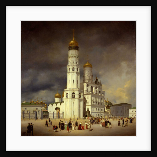 Ivanovskaya Square in the Moscow Kremlin, 1839 by Anonymous