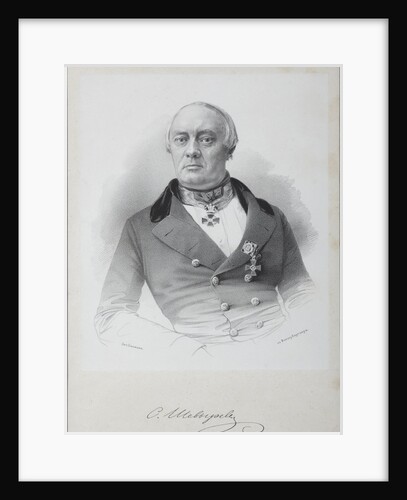 Portrait of Stepan Petrovich Shevyryov, Mid of the 19th cen by Anonymous