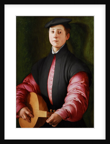 Portrait of a Luteplayer, ca 1528-1529 by Anonymous