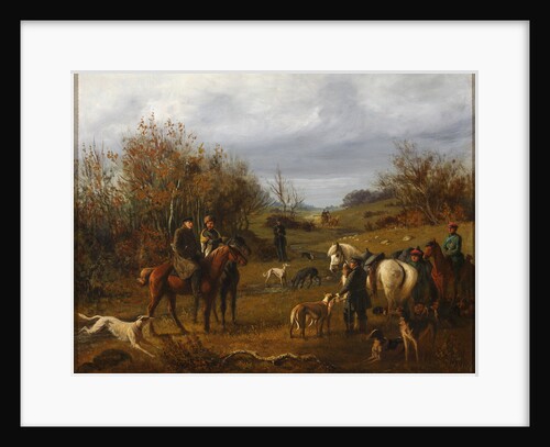 Hunting with Borzois, 1840s by Anonymous