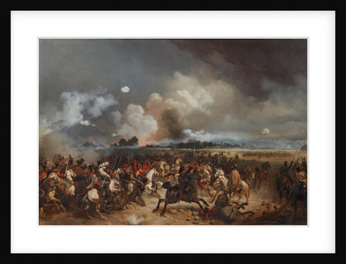 The hussars on the attack during the storming of Warsaw on September 1831, 1872 by Anonymous