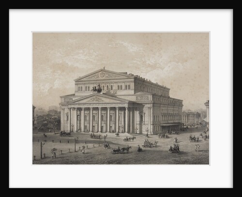 The Bolshoi Theatre in Moscow, 1859 by Anonymous