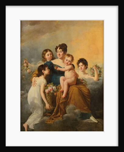 Marquise de Radepont surrounded by her children, 1813 by Anonymous