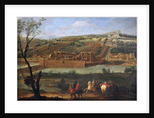 Machine of Marly and the Louveciennes Aqueduct, 1723 by Anonymous