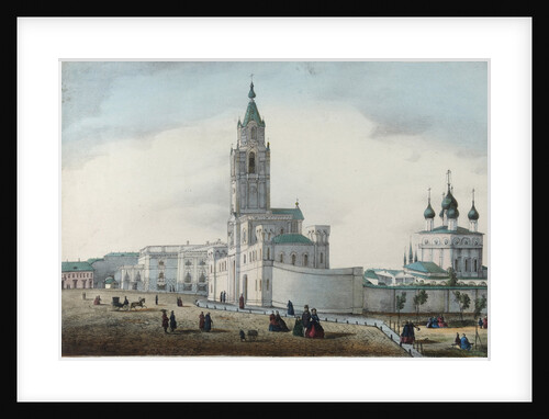 The Passion (Strastnoy) Monastery in Moscow, 1865 by Anonymous
