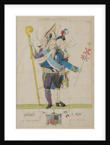 Talleyrand - the man with six heads, 1815 by Anonymous