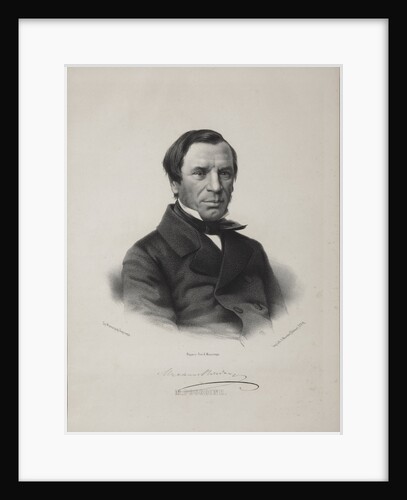 Portrait of the historian and journalist Michail Petrovich Pogodin, 1860s by Anonymous