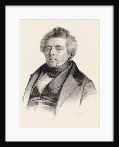 Portrait of the opera singer Luigi Lablache, 1841 by Anonymous