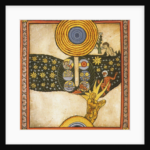 The Redeemer. Miniature from Liber Scivias by Hildegard of Bingen, c. 1175 by Anonymous