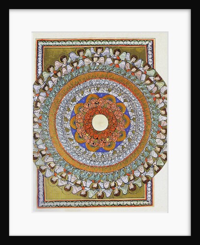 The Choir of Angels. Miniature from Liber Scivias by Hildegard of Bingen, c. 1175 by Anonymous