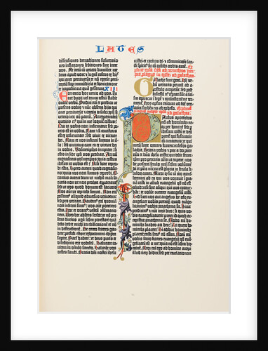 The Gutenberg Bible, 1454 by Anonymous