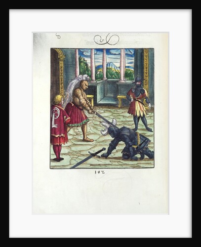 The Knights Tournament. From: Der Theuerdank by Melchior Pfinzing, 1517 by Anonymous