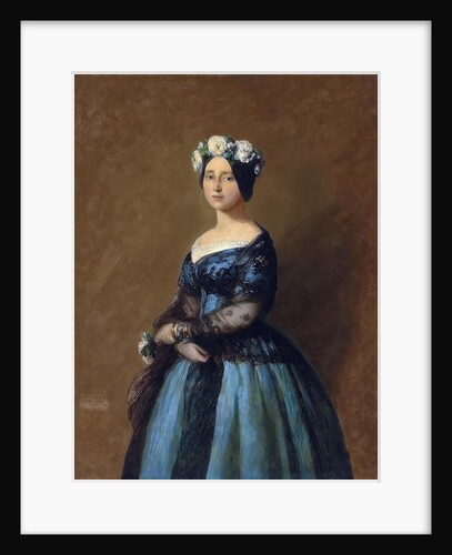 Princess Augusta of Saxe-Weimar-Eisenach, Queen of Prussia, 1846 by Anonymous